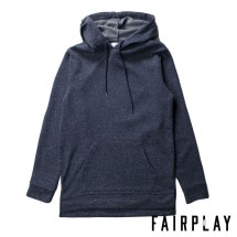 【FAIRPLAY BRAND/フェアプレイブランド】LUPE / NAVY ネイビー 紺 パーカー|長袖Tシャツ|Fairplay Brand