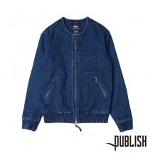 【PUBLISH BRAND/パブリッシュブランド】ADRIANO ジャケット / INDIGO インディゴブルー 青|アウター|PUBLISH BRAND