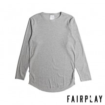 【FAIRPLAY BRAND/フェアプレイブランド】MARCELLO カットソー / LT. GREY|長袖Tシャツ|Fairplay Brand