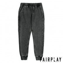 【FAIRPLAY BRAND/フェアプレイブランド】BENTON ジョガーパンツ / BLACK ブラック 黒|パンツ|Fairplay Brand