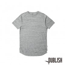 【PUBLISH BRAND/パブリッシュブランド】INDEX S/S RAGLAN TEE Tシャツ / HEATHER ヘザーグレー|Tシャツ|PUBLISH BRAND