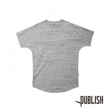 【PUBLISH BRAND/パブリッシュブランド】INDEX S/S SCALLOP TEE Tシャツ / HEATHER ヘザーグレー|Tシャツ|PUBLISH BRAND