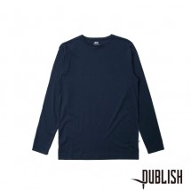 【PUBLISH BRAND/パブリッシュブランド】INDEX L/S TEE ロングTシャツ / NAVY ネイビー 紺|長袖Tシャツ|PUBLISH BRAND