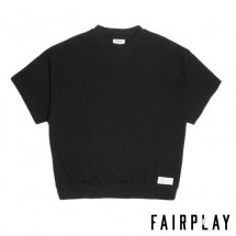 【FAIRPLAY BRAND/フェアプレイブランド】MOOKIE カットソーTシャツ / BLACK ブラック 黒|Tシャツ|Fairplay Brand