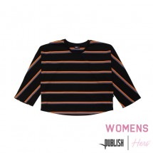 【PUBLISH BRAND/パブリッシュブランド】GLENDA カットソー / BLACK ブラック 黒|長袖Tシャツ|PUBLISH BRAND