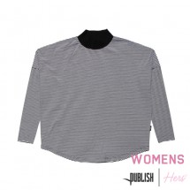 【PUBLISH BRAND/パブリッシュブランド】KATIE カットソー / BLACK ブラック 黒|長袖Tシャツ|PUBLISH BRAND