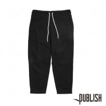 【PUBLISH BRAND/パブリッシュブランド】TERRY ANKLE アンクルパンツ / BLACK ブラック 黒|パンツ|PUBLISH BRAND