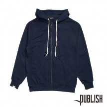 【PUBLISH BRAND/パブリッシュブランド】TERRY ZIP パーカー / NAVY ネイビー 紺|スウェット|PUBLISH BRAND
