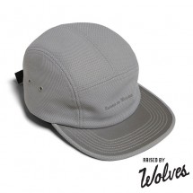 【RAISED BY WOLVES/レイズドバイウルブス】3M VISOR CAMP CAP ストラップバックキャップ / GREY グレー DIAMOND PRO|帽子|Raised by Wolv