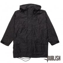 【PUBLISH BRAND/パブリッシュブランド】HEATH トレンチコート / BLACK ブラック 黒|アウター|PUBLISH BRAND