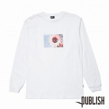【PUBLISH BRAND/パブリッシュブランド】PUBLISH FOMO ロングTシャツ / WHITE ホワイト 白|長袖Tシャツ|PUBLISH BRAND