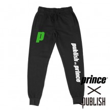【PUBLISH BRAND/パブリッシュブランド×PRINCE/プリンス】VERSUS JOGGERS ジョガーパンツ / BLACK ブラック 黒|パンツ|PUBLISH BRAND