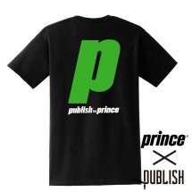 【PUBLISH BRAND/パブリッシュブランド×PRINCE/プリンス】P POCKET S/S Tシャツ / BLACK ブラック 黒|Tシャツ|PUBLISH BRAND