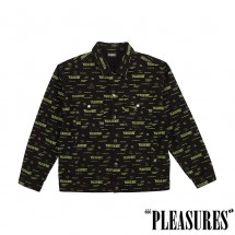 【PLEASURES/プレジャーズ】REJECT TRUCKER JACKET ジャケット / BLACK ブラック 黒|アウター|PLEASURES
