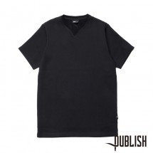 【PUBLISH BRAND/パブリッシュブランド】DEREON カットソー / BLACK ブラック 黒|Tシャツ|PUBLISH BRAND