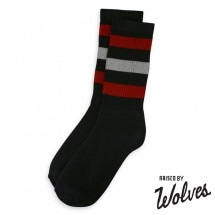 RAISED BY WOLVES/쥤ɥХ֥CREW SOCKS å / BLACK ֥å 