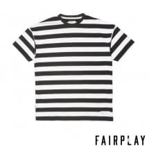 【FAIRPLAY BRAND/フェアプレイブランド】DERYK カットソーTシャツ / BLACK ブラック 黒|Tシャツ|Fairplay Brand