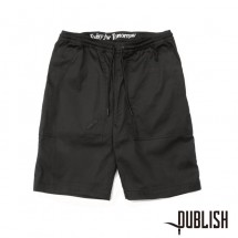 【PUBLISH BRAND/パブリッシュブランド】ZAVIER ショートパンツ / BLACK ブラック 黒|ショートパンツ|PUBLISH BRAND