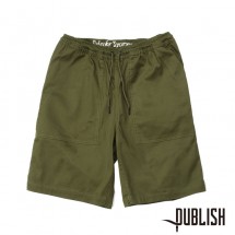 【PUBLISH BRAND/パブリッシュブランド】ZAVIER ショートパンツ / OLIVE オリーブ|ショートパンツ|PUBLISH BRAND