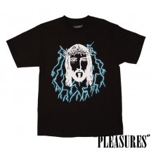 【PLEASURES/プレジャーズ】ELECTRIC T-SHIRT Tシャツ / BLACK ブラック 黒|Tシャツ|PLEASURES