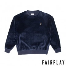 【FAIRPLAY BRAND/フェアプレイブランド】PINNIX クルースウェット / NAVY ネイビー 紺|スウェット|Fairplay Brand