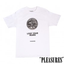 【PLEASURES/プレジャーズ】MAMA T-SHIRT Ｔシャツ / WHITE ホワイト 白|Tシャツ|PLEASURES
