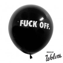 RAISED BY WOLVES/쥤ɥХ֥FUCK OFF BALLOONS (10 PACK) Х롼 / BLACK ֥å 