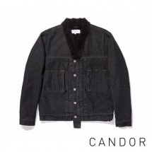 CANDOR/SHERPA KIMONO DENIM JACKET ǥ˥ॸ㥱å / BLACK ֥å 