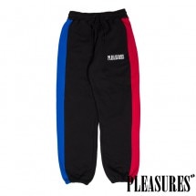 【PLEASURES/プレジャーズ】SPLIT COLOR SWEATPANT スウェットパンツ / BLACK ブラック 黒|パンツ|PLEASURES