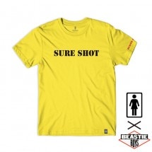 【GIRL SKATEBOARDS/ガールスケートボード×BEASTIE BOYS/ビースティ・ボーイズ】SURE SHOT TYPE S/S Tシャツ / YELLOW イエロー 黄色|Tシャツ|G