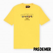 【PAS DE MER/パドゥメ】PEACE T-SHIRT Tシャツ / YELLOW イエロー 黄色|Tシャツ|Pas De Mer