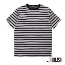 【PUBLISH BRAND/パブリッシュブランド】JAROD カットソーTシャツ / BLACK ブラック 黒|Tシャツ|PUBLISH BRAND