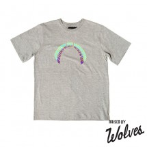 【RAISED BY WOLVES/レイズドバイウルブス】ACID LOGO TEE Tシャツ / GREY グレー|Tシャツ|Raised by Wolves