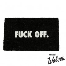 【RAISED BY WOLVES/レイズドバイウルブス】FUCK OFF COCO MAT マット / BLACK ブラック 黒|その他|Raised by Wolves