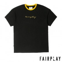 【FAIRPLAY BRAND/フェアプレイブランド】NES カットソーTシャツ / BLACK ブラック 黒|Tシャツ|Fairplay Brand