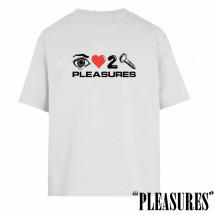 【PLEASURES/プレジャーズ】SCREW OVERSIZED HEAVY WEIGHT SHIRT カットソーTシャツ / WHITE ホワイト 白|Tシャツ|PLEASURES