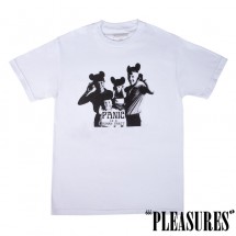 【PLEASURES/プレジャーズ】HUMAN TRAIT T-SHIRT Tシャツ / WHITE ホワイト 白|Tシャツ|PLEASURES