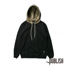 【PUBLISH BRAND/パブリッシュブランド】LANGDON ラグランパーカー / BLACK ブラック 黒|スウェット|PUBLISH BRAND