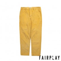 【FAIRPLAY BRAND/フェアプレイブランド】RADRICK コーデュロイリラックスパンツ / MUSTARD マスタードイエロー 黄色|パンツ|Fairplay Brand