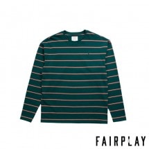 【FAIRPLAY BRAND/フェアプレイブランド】JOVE クルーネックシャツ / TEAL ティール|長袖Tシャツ|Fairplay Brand
