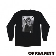 【OFF SAFETY/オフセーフティー】ICE BREAKER LS ロングTシャツ / BLACK ブラック 黒|長袖Tシャツ|OFF SAFETY