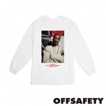 OFF SAFETY/եեƥMAD DOG LS T / WHITE ۥ磻 