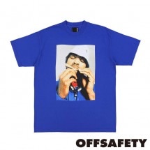 【OFF SAFETY/オフセーフティー】BLUNT WRAP TEE Tシャツ / BLUE ブルー 青|Tシャツ|OFF SAFETY