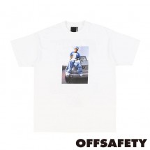 【OFF SAFETY/オフセーフティー】WEEZY WAGON TEE Tシャツ / WHITE ホワイト 白|Tシャツ|OFF SAFETY
