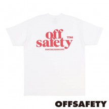【OFF SAFETY/オフセーフティー】SHOOT FIRST PROCESS LATER TEE Tシャツ / WHITE|Tシャツ|OFF SAFETY