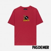 【PAS DE MER/パドゥメ】DISCO T-SHIRT Tシャツ / RED SALMON レッド 赤 オレンジ|Tシャツ|Pas De Mer