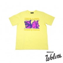 【RAISED BY WOLVES/レイズドバイウルブス】ABSOLUTES TEE Tシャツ / LIME ライムイエロー 黄色