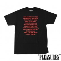 【PLEASURES/プレジャーズ】FREE THINKING T-SHIRT Tシャツ / BLACK ブラック 黒|Tシャツ|PLEASURES