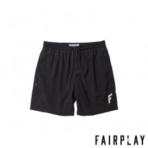 【FAIRPLAY BRAND/フェアプレイブランド】SAFARI BOARDSHORT ボードショーツ / BLACK ブラック 黒|ショートパンツ|Fairplay Brand