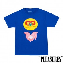 【PLEASURES/プレジャーズ】ALOE VERA T-SHIRT Tシャツ / ROYAL BLUE ブルー 青|Tシャツ|PLEASURES